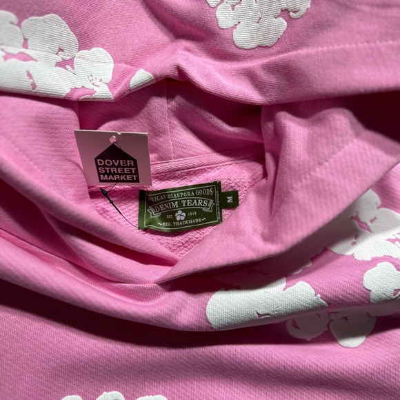 Denim Tears The Cotton Wreath Hoodie ‘Pink’ - Picture 6 of 6